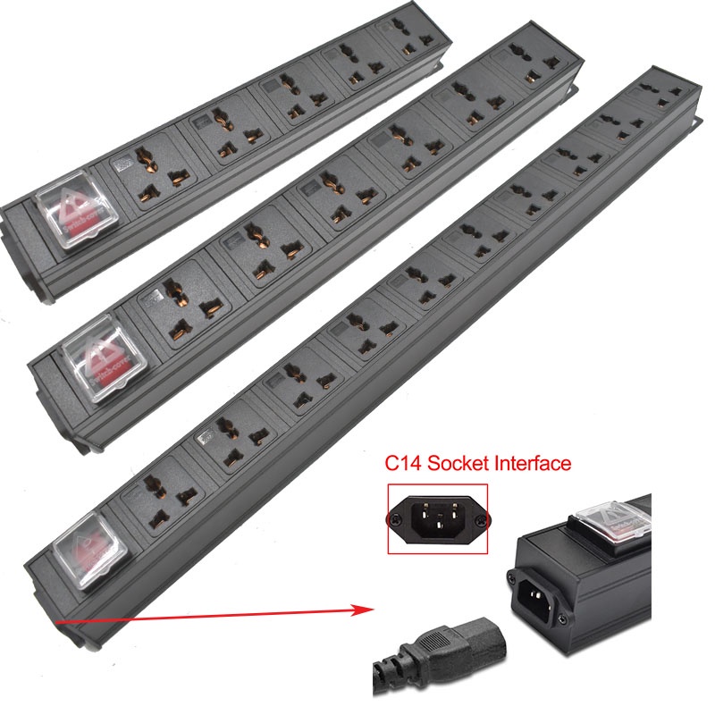 Wireless PDU Power Distribution Unit C14 พอร์ต 2-18 วิธี Universal Outlet Power Socket