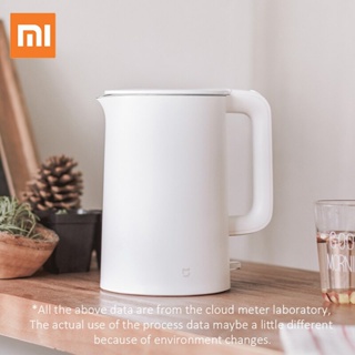 เครื่องใช้ไฟฟ้าขนาดเล็ก [แถมฟรีปลั๊กแปลง!!] กาต้มน้ำไฟฟ้า Xiaomi Mijia Electric Water Kettle 1.5L กาต้มน้ำ