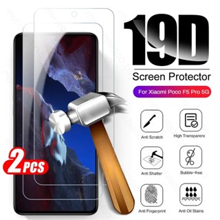 2PCS HD Tempered Glass Cover For Xiaomi Mi Pocophone Poco F5 Poko F 5 Pro F5Pro 5G 6.67" M4 x4 F4 gt Pro 9H Premium Screen Protector Phone Film