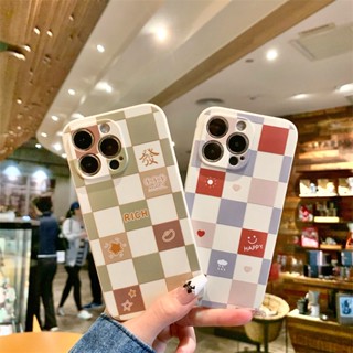 เคสโทรศัพท์มือถือนิ่ม ลายสก๊อต หน้ายิ้ม สําหรับ OPPO A78 5G A16K A1K A16E F5 F7 F9 F11 PRO F1S K3 R15 R17 PRO R9 F1 R9S PLUS A73 A37 A71 A83 MF219T