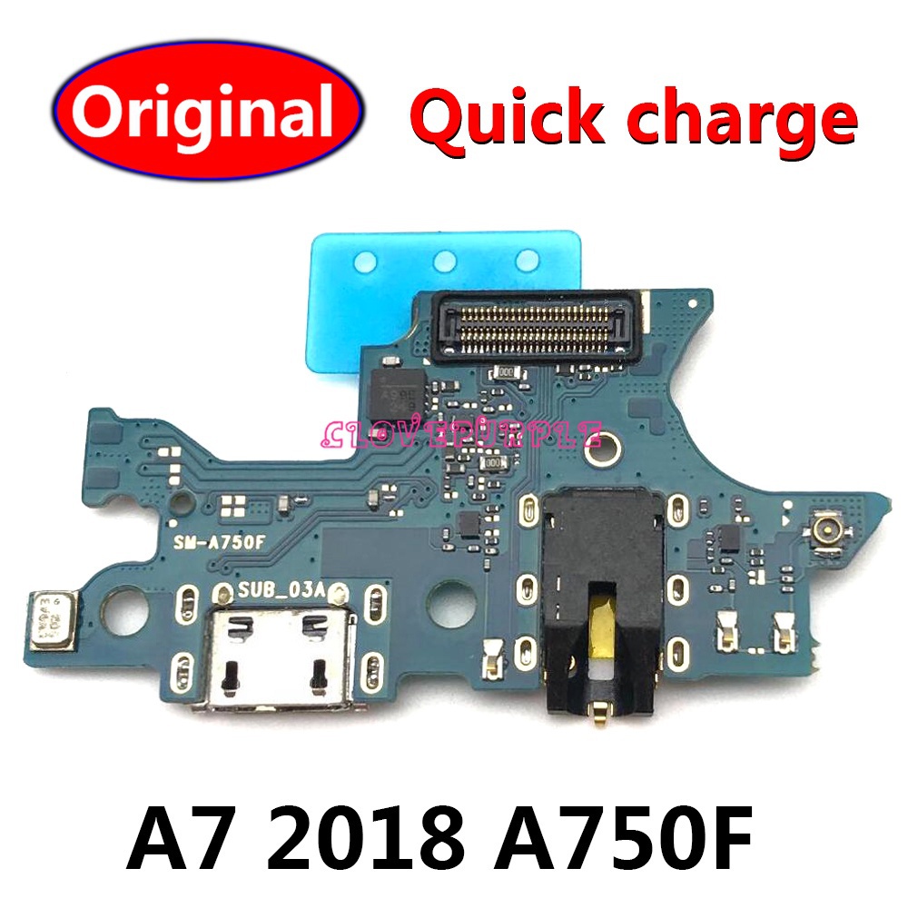 บอร์ดเชื่อมต่อสายชาร์จ USB แบบเปลี่ยน สําหรับ Samsung A7 2018 A750 A750F A9 2018 A920 A920F