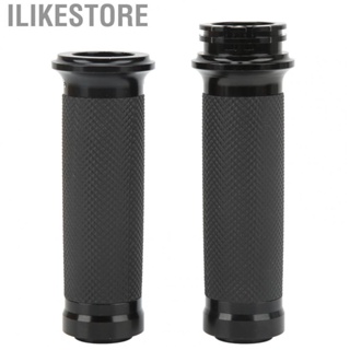 Ilikestore 1 Pair 25mm Motocycle Handlebar Grips Black Comfortable Grasp Anodized Universal