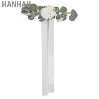 Hanhan Wedding Bouquet Flower Weather Resistant Wedding Chair Flower with Hollow Strap for Photography