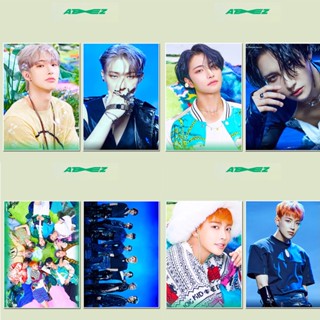 Kpop ATEEZ ZERO:FEVER Part.3 โปสเตอร์สติกเกอร์ โฟโต้การ์ด ID รูปภาพ HD การ์ดรวม โปสการ์ด LOMO