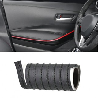 ⚡READYSTOCK⚡Dashboard Decor Door Trim Moulding Decor Moulding Trim Strip PU Leather