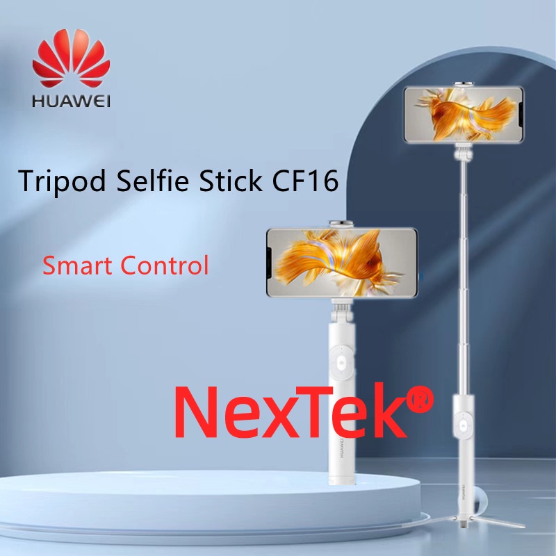 แท้100% HUAWEI CF16 Travel Tripod Smart Control Version Huawei CF16 Travel Tripod รุ่นควบคุมอัจฉริยะรุ่นบลูทู ธ Selfie Stick พกพาแบบพกพาแบบพกพาแบบพกพาสำหรับ iOS/Android