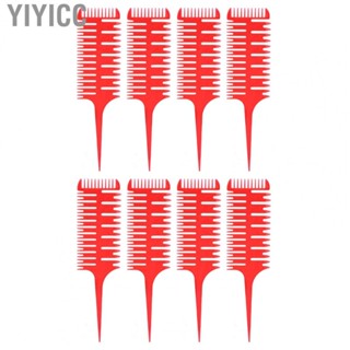 Yiyicc Tail Comb Styling Comb Rounded  Proper Spacing For Barber Shop For Home