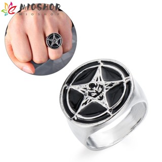 MIOSHOP Punk Rings Fashion Vintage Lucifer Biker Gothic Hip Hop Satan