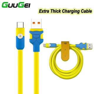 Guugei สายชาร์จ USB Type C 6A 2.4A 20W Type C ชาร์จเร็ว