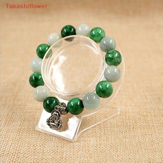 (Takashiflower) Transparent Acrylic Bracelet Display Rack Bangle Organizer Storage Holder Stand