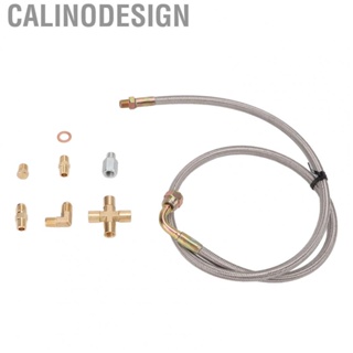 Calinodesign Oil Feed Line Kit 1/8PNT AN4 Oil Drain Line for T3 T4 T04E T60 T61 T61 T70