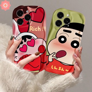 เคสโทรศัพท์มือถือ แบบนิ่ม ลายการ์ตูนชินจัง 3D ขอบโค้ง สําหรับ Vivo Y36 Y11 Y21 Y35 Y12i Y16 Y17 Y20 Y30 Y50 Y33s Y12 Y15s Y12s Y02 Y15 Y21s Y20s Y20i Y15A Y91C Y31 Y91 Y95 Y22s