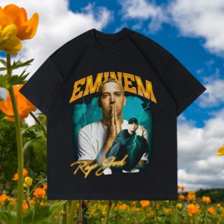 พร้อมส่ง ผ้าฝ้ายบริสุทธิ์ T-Shirt    KAOS EMINEM - RAP GOD BAJU  T SHIRT  BOOTLEG  VINTAGE  HOMAGE TEE  KAOS PRIA WANITA