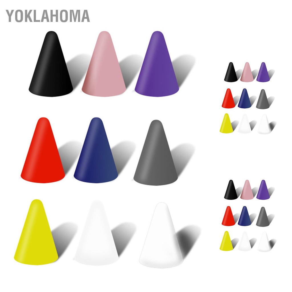 [คลังสินค้าใส] YOklahoma Pencil Tip Cover Silica Gel Soft Wearproof Pen Nib Cap Writing Protection Accessories