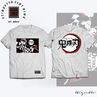 พร้อมส่ง Anime Shirt - Demon Slayer - Tanjiro การเปิดตัวผลิตภัณฑ์ใหม่ T-shirt