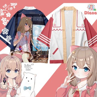 เสื้อแจ็กเก็ตกิโมโนเสมือนจริง Vtuber asoul Jiarans Gouha Ori แฟชั่นฤดูร้อน