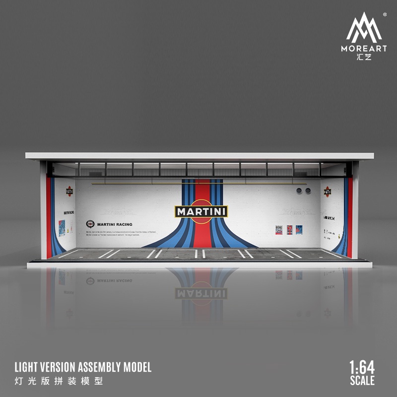 MOREART 1/64 DIORAMA GARAGE MARTINI