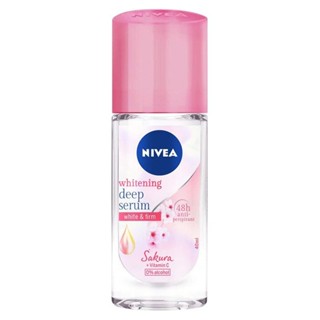 Nivea โรลออนนีเวีย ไวท์เทนนิ่ง ดีพ เซรั่ม ซากุระ โรลออน 40 มล.