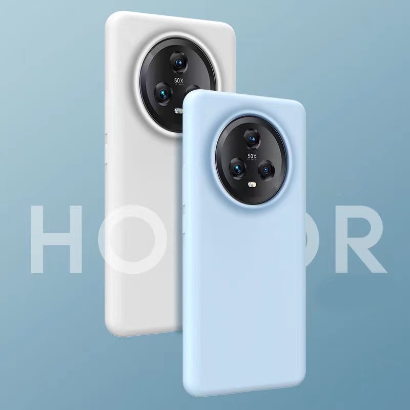 สําหรับ Honor Magic 7 Pro 6 5 Pro กรณี ELVEV ซิลิโคนเหลวแบบนุ่ม Flocking ภายในฝาครอบป้องกันเต็มรูปแบบ