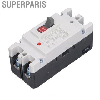 Superparis MCCB Air Switch  Easy Installation Circuit Breaker 125A Flame Retardant  for Safety