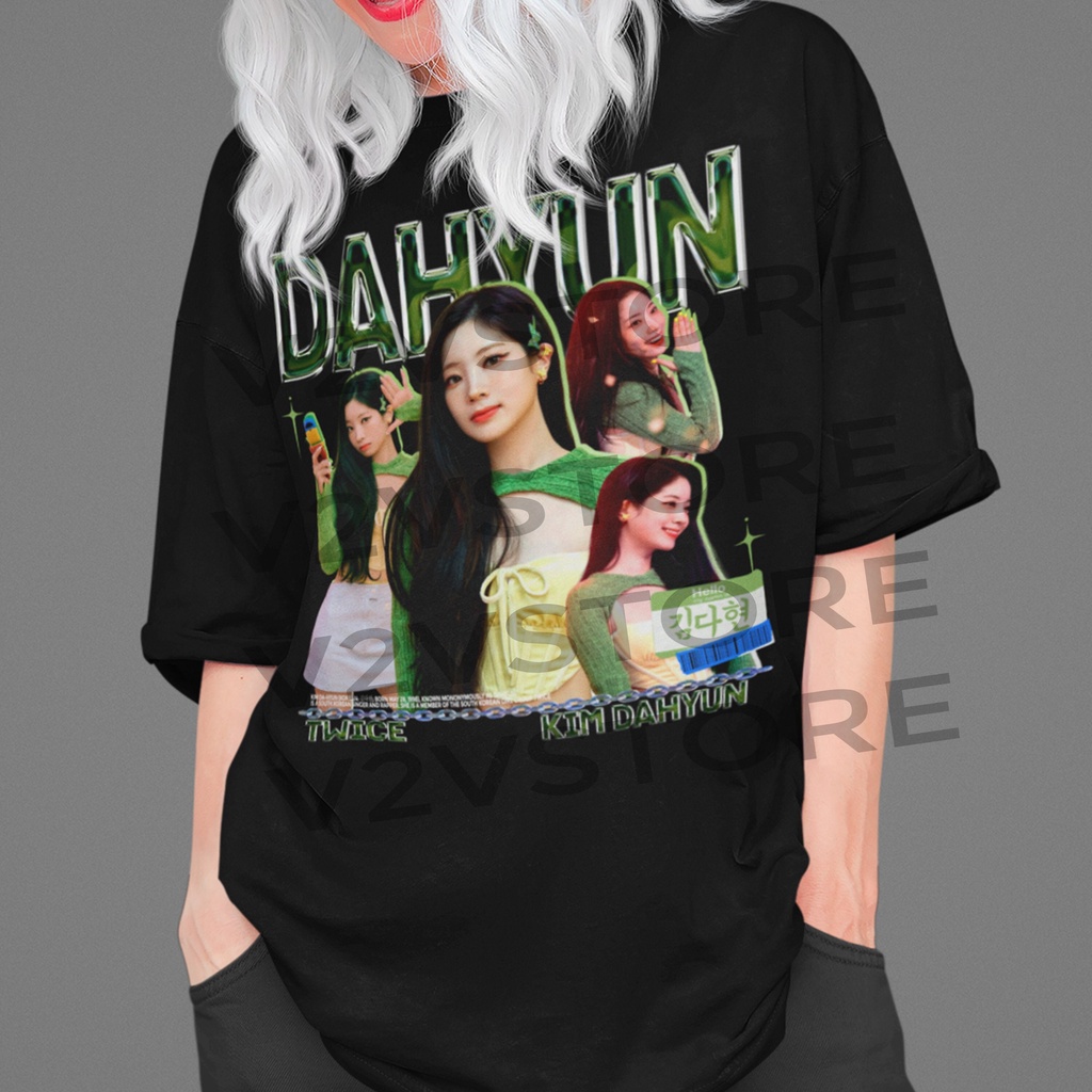 เสื้อยืด ลาย Dahyun Twice สําหรับผู้ชาย และผู้หญิง
