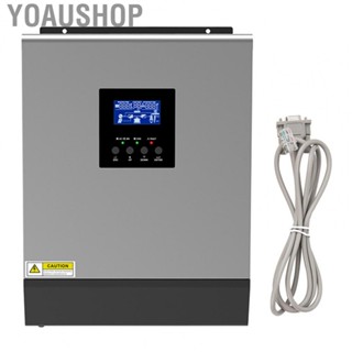 Yoaushop PWM Solar Inverter 24V Pure Sine Wave High Efficiency Household Off Grid Solar Inverter  AC230V