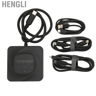 Hengli USB C Switcher 2 in 1 Output Plug and Play 8K 60Hz HD Type C Bi Direction Switcher Splitter with Power indicator for PCs