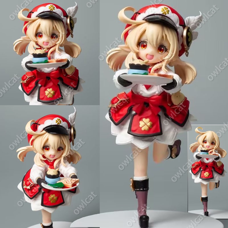โมเดล Genshin-impact Klee (Breakfast Service Ver.) 16cm 1/7 Size Fleeing Sunlight Spark Knight Packe