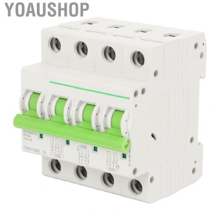 Yoaushop Miniature Circuit Breaker  4P 1000V Rapid Tripping Stable Reliable Security Protecting Solar PV Breaker  for Marine Electric Power System