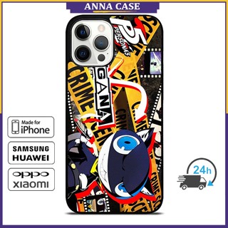 เคสโทรศัพท์มือถือ ลายฮีโร่ Morgana Persona 5 สําหรับ iPhone 14 Pro Max 13 Pro Max Samsung Galaxy Note10+ S21Ultra