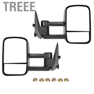 Treee 2pcs/set Power Heated Towing Mirrors Fit for Chevy Silverado GMC Sierra 1999-2002 GM1320411