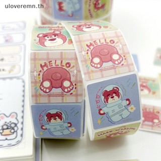 SANRIO Ulo ใหม่ สติกเกอร์ ลายการ์ตูนซานริโอ้น่ารัก สําหรับติดตกแต่ง ของขวัญเด็ก 500 แผ่น ต่อม้วน