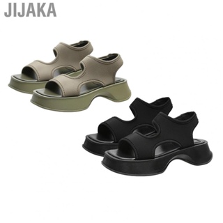 Jijaka Sports Sandals  Casual Sandals Thick Bottom Soft Lining  Slip Fashionable Ergonomic  for Shopping for Beach Vacation
