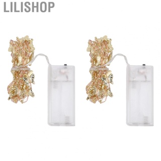 Lilishop 2 Sets Gold String Lights 20  Beads Safe Durable Copper  Hom