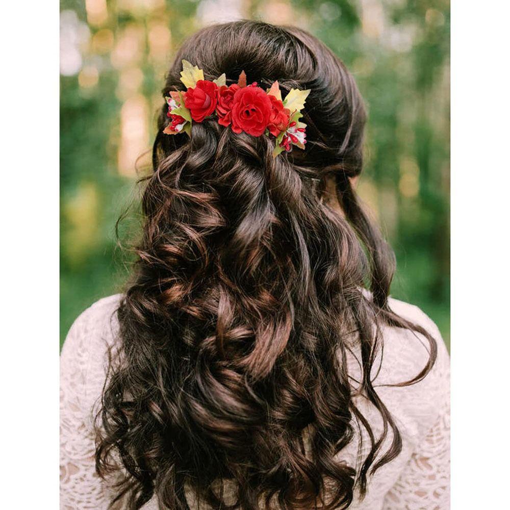 Susth หวีเสียบผม ประดับคริสตัล ลายดอกไม้ สําหรับเจ้าสาว - รูปที่ 7