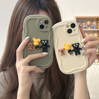 ใหม่ เคสโทรศัพท์มือถือนิ่ม กันกระแทก ลายการ์ตูนคลื่นทิกเกอร์น่ารัก สําหรับ iPhone 14 14PRO max 13 12PRO max 13pro max 11