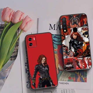 เคสโทรศัพท์มือถือ TPU แบบนิ่ม พิมพ์ลาย Marvel Black Widow สําหรับ Vivo Y12S Y12 Y11 Y11S Y30 Y35 Y33S Y33T