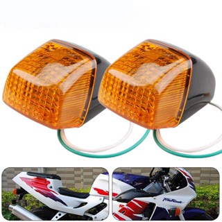 ไฟเลี้ยวติดพวงมาลัยรถยนต์ สําหรับ HONDA CBR250RR MC22 NSR250 P3 MC21 NC29 RVF400 VFR400 NC30 NC35 1 คู่