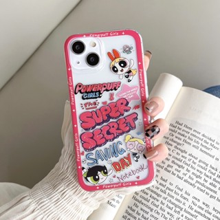 เคสโทรศัพท์มือถือแบบนิ่ม TPU ใส กันกระแทก ลาย The Powerpuff Girls สําหรับ Xiaomi 13 Lite 12T 11T Redmi Note 12 11 11S 10 10 9 9S 8 Pro POCO X5 M5S F4 M4 X4 F3 X3 GT NFC 4G M3 5G