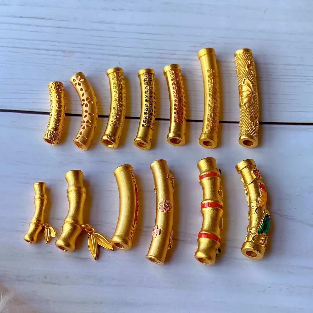 เครื่องประดับ สร้อยคอ สร้อยข้อมือ แฮนด์เมด สีทอง สไตล์โบราณ diy thumbnail 7