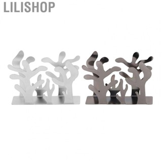 Lilishop Paper Napkin Holder  Coral Napkin Holder Wear Resistant Vertical  for Coffee Shop for Bar for Kitchen