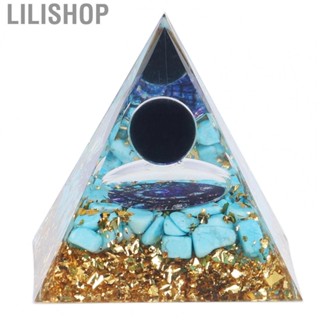 Lilishop Orgone Pyramid Increases Mental Growth Crystal Pyramid for Yoga for Home Office Decor