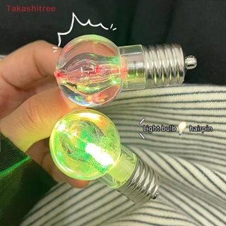 (Takashitree) กิ๊บติดผม มีไฟ Led เรืองแสง เครื่องประดับแฟชั่น สําหรับผู้หญิง