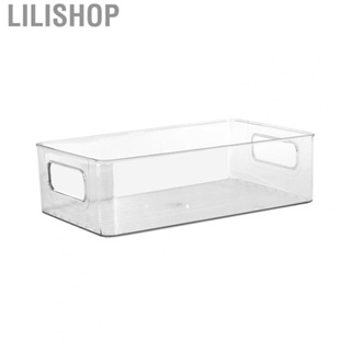 Lilishop Organizer Case  Space Saving Durable Desktop Storage Box Stackable Design  for Bathroom