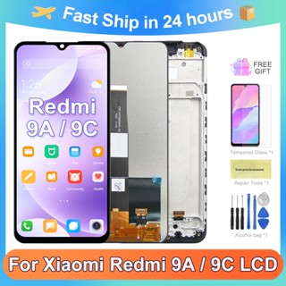 อะไหล่หน้าจอสัมผัส LCD 9A 6.53 นิ้ว แบบเปลี่ยน สําหรับ Xiaomi Redmi 9A Redmi 9C M2006C3MG