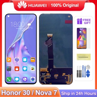 อะไหล่หน้าจอสัมผัส LCD 6.53 นิ้ว สําหรับ Huawei Nova 7 Huawei Honor 30 BMH-AN10