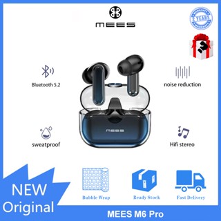 Mees M6 Pro หูฟังบลูทูธไร้สาย ลดเสียงรบกวน