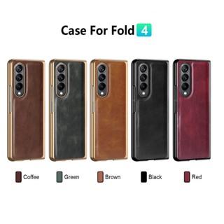 เคสโทรศัพท์มือถือ กันกระแทก พร้อมแหวนขาตั้ง หรูหรา สําหรับ Samsung Galaxy Z Fold4 Z Fold3 Z Fold4 Z Fold3