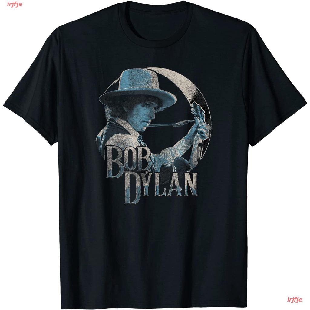 [S-5XL]【hot sale】Bob Dylan - Guitar 1975 T-Shirt เสื้อยืด ดพิมพ์ลาย เสื้อยืดผ้าฝ้าย คอกลม cotton ควา