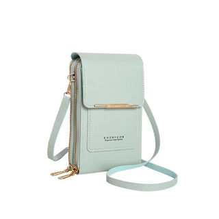 (HB-710) baggg.th กระเป๋าใส่โทรศัพท์ ทรงโฟน หนัง Pu สามารถสัมผัสโทรศัพท์ได้